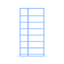 Ikea's billy bookcase gets the ultimate hack treatment, when four units are transformed into a dark and so, the poor billy bookcase hack, lay dormant for quite a while. Ikea Billy Bookcases Dimensions Drawings Dimensions Com