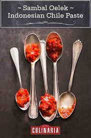 Sambal Oelek Indonesian Chile Paste Recipe Sambal Oelek Stuffed Peppers Sambal