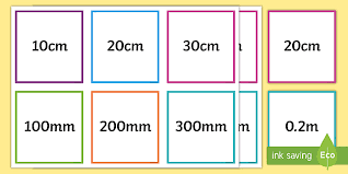 0.2 cm = 0.002 m. Converting Mm Cm M And Km Length Equivalents Matching Cards