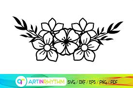 Download Floral Flower Svg Botanical Graphic By Artinrhythm Creative Fabrica