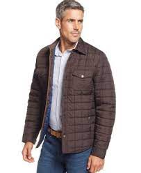 Tasso Elba Quilted Shirt Jacket Shirts Men Macy S Shirt Jacket Mens Outfits Mens Shirts