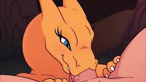 Chirizard sucks the Pokemon trainers dick and fucks with him