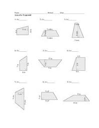 Now that we've seen several types of quadrilaterals that are parallelograms, let's learn about figures that do not have the properties of parallelograms. Trapezoid Lesson Plans Worksheets Lesson Planet