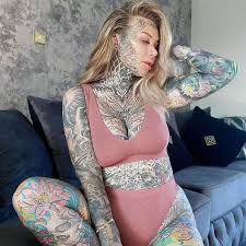 Britains most tattooed woman cant have sex as privates swelled from  intimate ink - Daily Star