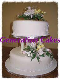 Traditional 2 Tier Fruit Wedding Cake Decorated With Royal Icing Piping And Handmade Sugar Pa Fruit Wedding Cake Homemade Wedding Cake Royal Icing Decorations