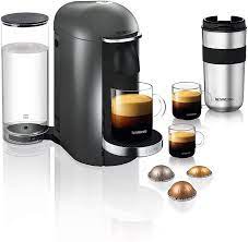 Nespresso coffee machine vertuo pods nespresso vertuo. Krups Nespresso Vertuo Plus Coffee Capsule Machine Amazon De Home Kitchen