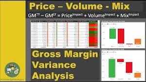 You can also see how fixed costs, price, volume, and other factors affect your net profit. Price Volume Mix Pvm For Gross Margin Variance Analysis Youtube