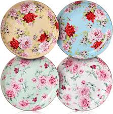 Maybe you would like to learn more about one of these? Amazon Com Btat Dessert Plates 8 Inch Set Of 4 Porcelain Bone China Appetizer Plates Floral Plates Salad Plates Small Plates Small Plates Set Small Dishes Dinnerware Salad Plates Kitchen Dining