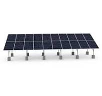 Double Pole Ground Mounting Structure Durable Aluminum Build ...