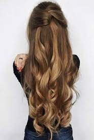 Rather of having longer layers in the back, her locks are truly longer in the front, which produces the image of having fuller hair without pulling down. Easy Updos For Long Hair Hair Styles Long Hair Styles Long Hair Updo
