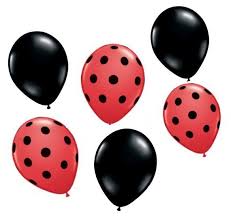 Black And Red Dot Ladybug Party Balloons Red Polka Dot Red Balloons Birthday Balloons Ladybug Birthday Miraculous Ladybug Party Ladybug Invitations