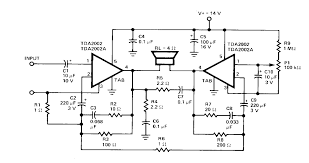 The interesting thing is that this integrated uses very few external components, assembly is very simple, low cost and uses. Unstability With Tda 2002 Bridge Configuration Electrical Engineering Stack Exchange