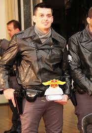 Police Of Brazil Officers In Leather Uniform Jackets Jackets Leather Police