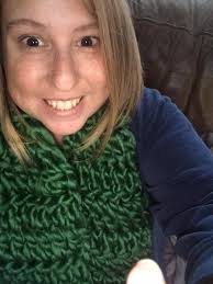 Make a scarf with the beautiful yarn from Aldi! I hand crocheted it!!