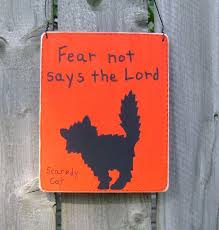 Fear Not Scaredy Cat Christian Halloween Black Orange Country Home Decor Sign 7 00 Via Et Christian Halloween Fall Crafts Diy Halloween Alternatives