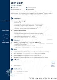 online resume html template