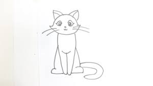 Discover more posts about anime cat girl. How To Draw A Cartoon Cat Sitting Youtube