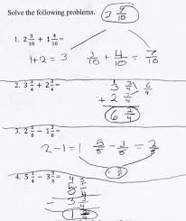 Adding and subtracting fractions with unlike denominators. Art Gallery Subtracting Mixed Fractionss 4th Grade Adding And Numbers Lbwomen