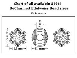 Genuine Swarovski 81961 Becharmed Edelweiss Crystal Beads