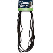 Goody Stay Put Black Headbands Slide Proof Hold 1 Wide 3 Pieces This Is An Amazon Affiliate Link For More Information Vis Black Headband Headbands Black