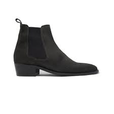 Smart and chic women's chelsea boots in suede & leather make for a luxurious finishing touch to your attire this season. Walk London Hoxton Cuban Heel Chelsea Boot Black Suede