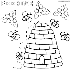Download bee hive clipart and use any clip art,coloring,png graphics in your website, document or presentation. Bee Coloring Pages To Print