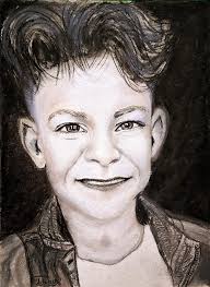 Pastel portrait from a black and white photo #art #painting #pastels