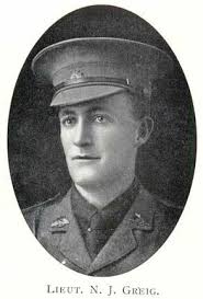 GREIG, 2nd Lieutenant Norman James CC