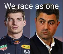 👀🤔🤣 “3 years ago, an image of Michael Masi was taken, leaving the Abu  Dhabi circuit after he robbed Lewis Hamilton and gifted Max Verstappen his  1st WDC. He was wearing a