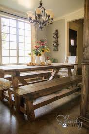 Here's a rustic rectangle dining table with fully. Diy Dining Bench Off 58