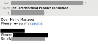 More writing tips and examples. New Scam Fake Job Application Email Links To Malware