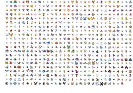 All 649 Pokemon Shiny Pokemon Pokemon Sprites Pokemon