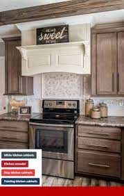 Kitchen Upper Cabinets Glass Doors Kitchencabinets And Kitchenislands Home Kitchens Kitchen Design Farmhouse Kitchen Cabinets