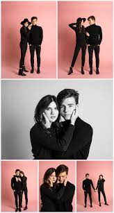 Fashion Inspired Pink Studio Engagement Session Em Co Photography Studio Photography Poses Couple Photoshoot Poses Wedding Photo Studio