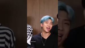 Namjoon always drink during his live ✌. Men Always Lie Proof Here Kim Namjoon In Pink Hair Rmpink Rmpinkhair Youtube