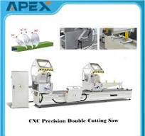 Ljz2s-500-4200 알루미늄 커튼 월 및 창문과 문 프로파일을 절단하기 위한 CNC 정밀 이중 절단 톱