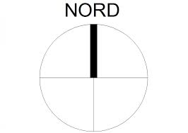 Detail Of Round Shape North Direction Arrow Dwg File Directions North Arrow