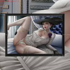 Lady Dimitrescu Painting | Lady Dimitrescu Daughter | Lady Dimitrescu  Posters - Sexy - Aliexpress