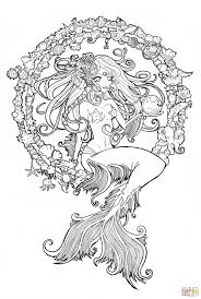 Cordelia Jewel Of The Sea Coloring Page From Anime Girls Category Select From 27371 Printable C Mermaid Coloring Pages Mermaid Coloring Mandala Coloring Pages