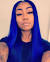 Purple Natural Hair On Dark Skin