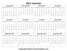 This example describes how to create a calendar in excel (2021 calendar, 2022 calendar, etc). Printable Yearly 2021 Calendar Template In Pdf Word Excel