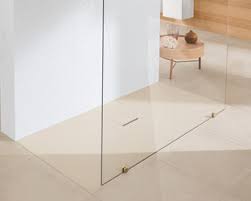 The shower base can also be extended past the perimeter of the shower tray using dry pack mortar. Shower Trays Villeroy Boch