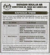 Ada yang bersumber dari hujan, dapur magma, hingga fosil. Kenyataan Tender Bahagian Bekalan Bahagian Bekalan Air Facebook