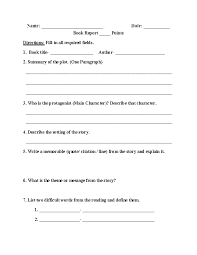 Englishlinx Com Book Report Worksheets