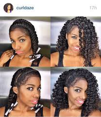 Done On Old 2 Day Bunned Hair 2 Flat Twist On The Side 3 Going Straight Down The Back Curly Hair Styles Natural Hair Styles Hair Styles
