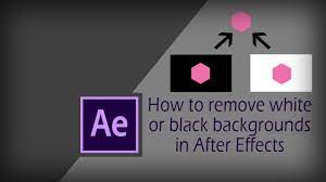 How To Remove A White Or Black Background In After Effects After Effects Tutorial Youtube After Effects After Effect Tutorial Black Backgrounds