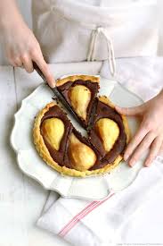 Tarte Aux Poires Et Au Chocolat Recette Tarte Aux Poires Alimentation Nourriture Drole