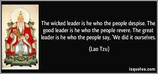 The two sides have to align to achieve success. Lao Tzu Quotes On Leadership Quotesgram