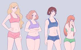 The girls body types (fox_navi) : r/Persona5