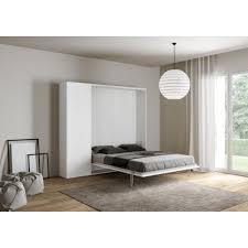 Il divano possiede un contenitore che può essere usato per riporre la biancheria, e se. Letto Matrimoniale A Scomparsa 160x190 Con Colonna Kentaro By Itamoby